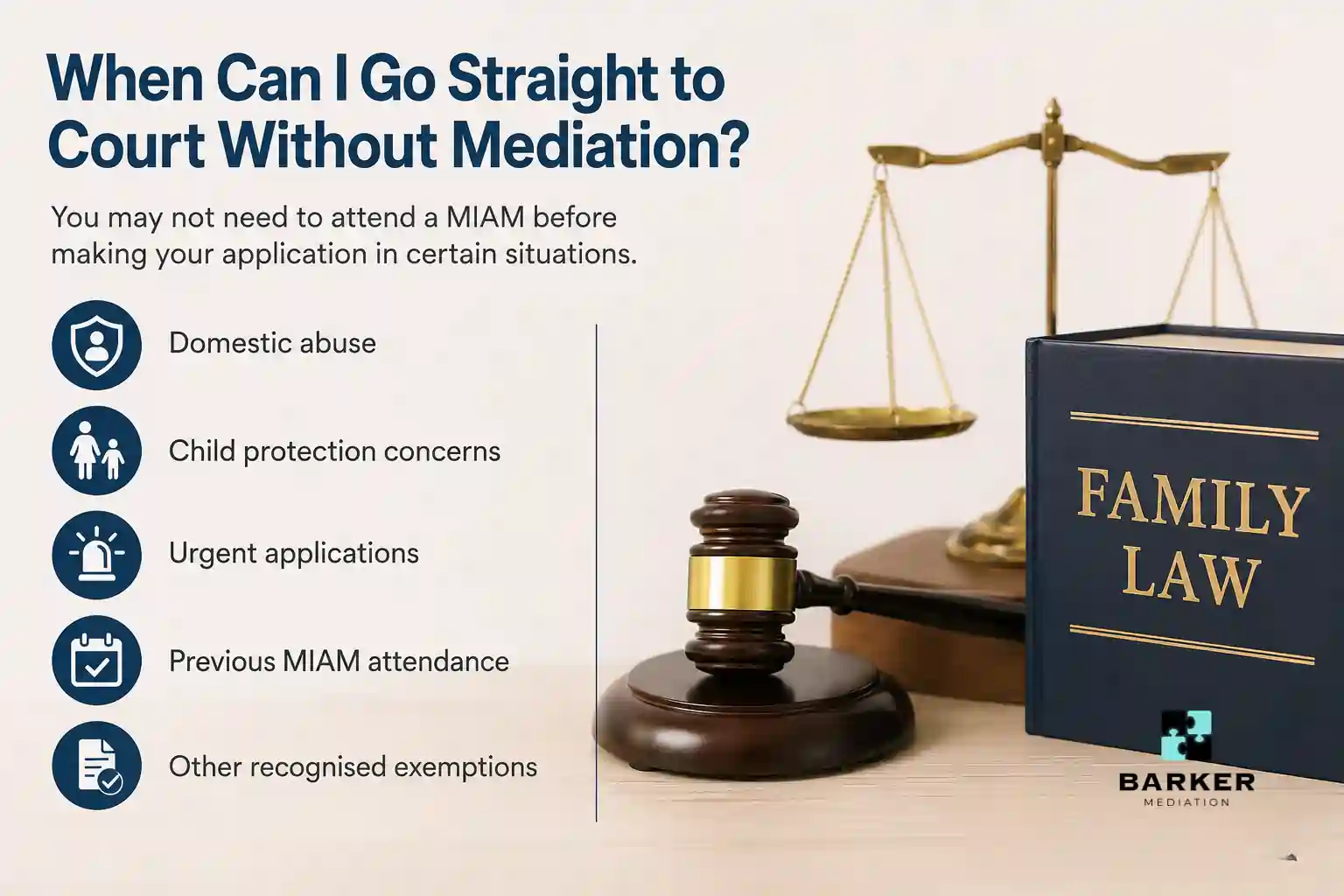 When Can I Go Straight to Court Without Mediation Leicester?